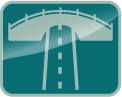 bridge and pavement assets icon